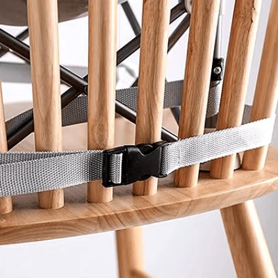 Chaise haute bébé - BabyBoosterSeat™ - Gris - Safety Baby