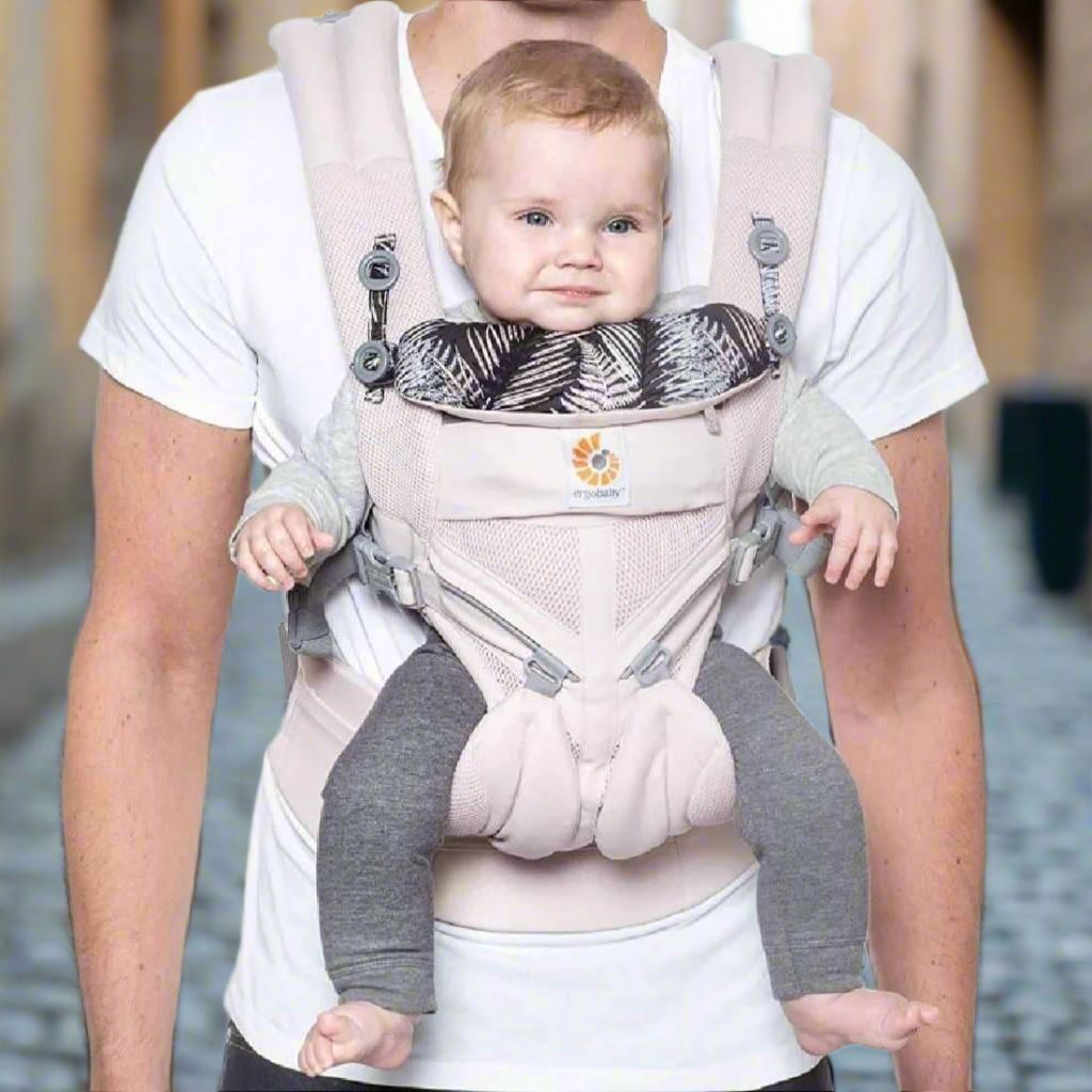 Porte Bébé - BreathBabyBag™ - Rose Maille - Safety Baby