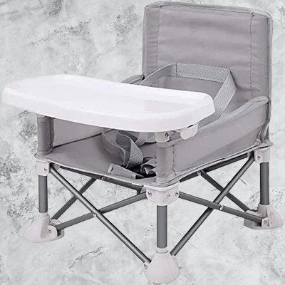 Chaise haute bébé - BabyBoosterSeat™ - Gris - Safety Baby