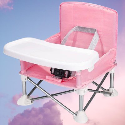 Chaise haute bébé - BabyBoosterSeat™ - Rose - Safety Baby