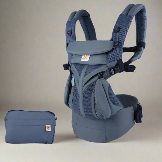 Porte Bébé - BreathBabyBag™ - Bleu Marine - Safety Baby