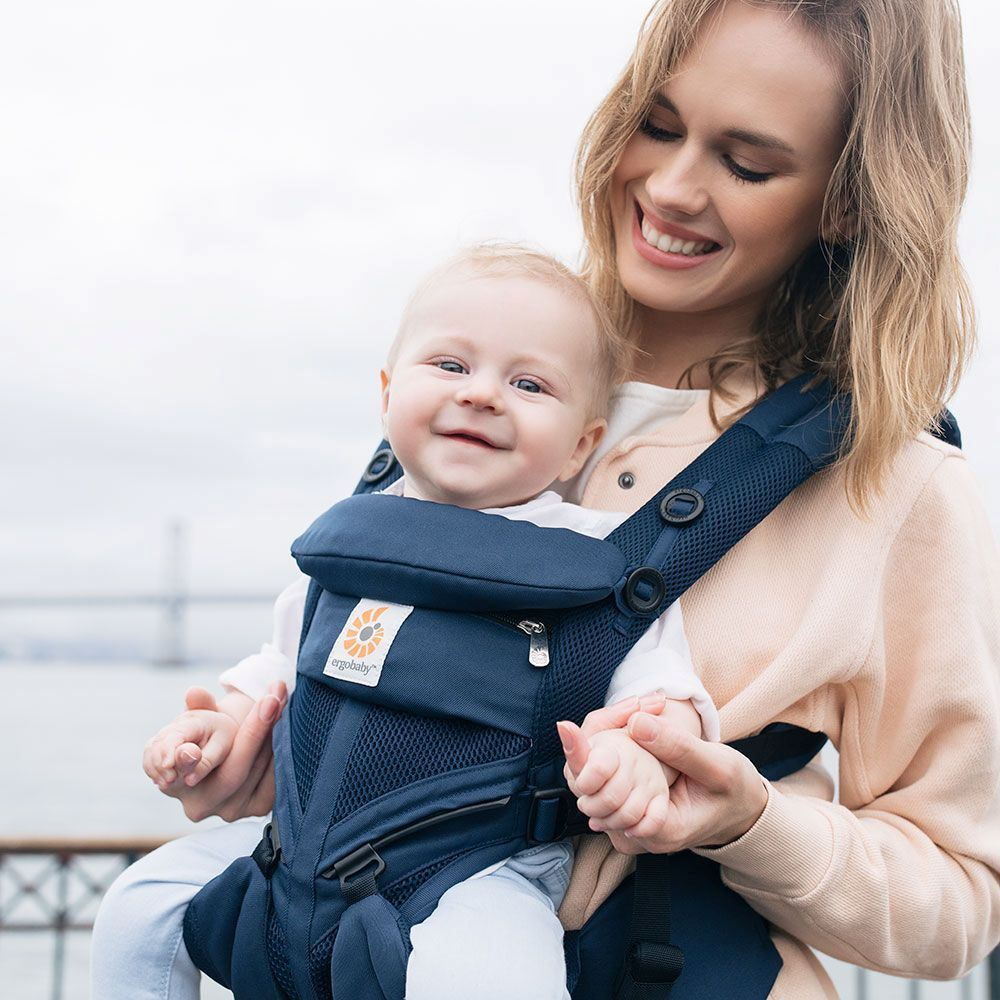 Porte Bébé - BreathBabyBag™ - Bleu Marine - Safety Baby