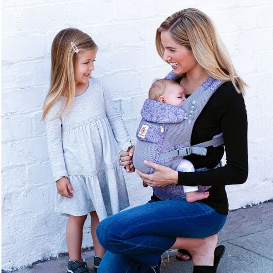 Porte Bébé - BreathBabyBag™ - Mauve Lavande - Safety Baby