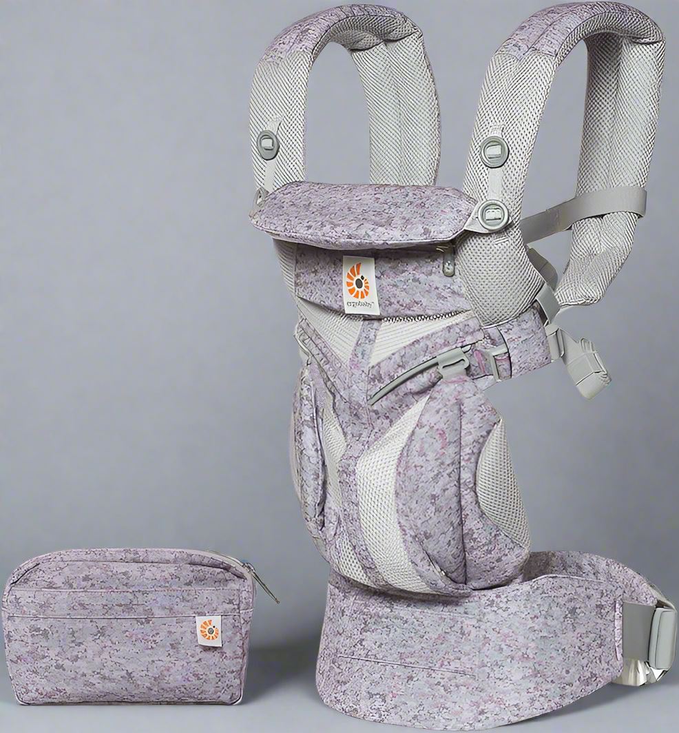 Porte Bébé - BreathBabyBag™ - Mauve Lavande - Safety Baby