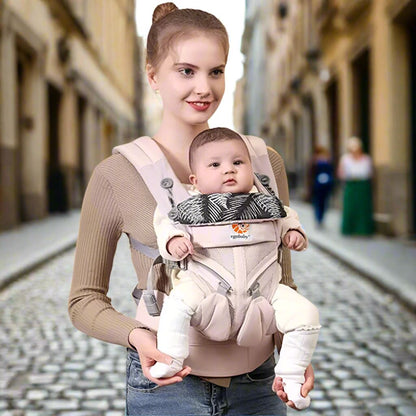 Porte Bébé - BreathBabyBag™ - Rose Maille - Safety Baby