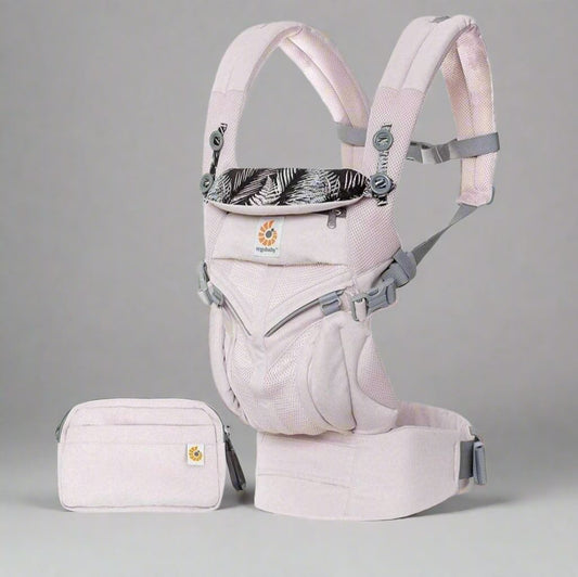 Porte Bébé - BreathBabyBag™ - Rose Maille - Safety Baby