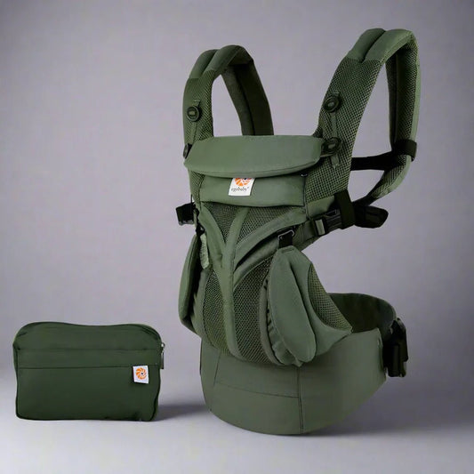 Porte Bébé - BreathBabyBag™ - Vert Olive - Safety Baby