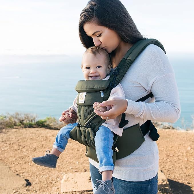 Porte Bébé - BreathBabyBag™ - Vert Olive - Safety Baby